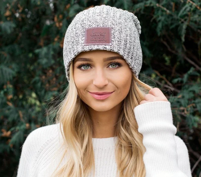 Black Speckled Beanie
