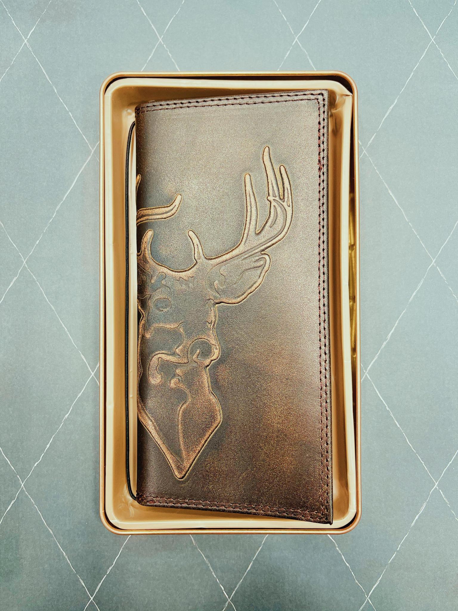 Burnished Leather Roper Wallet