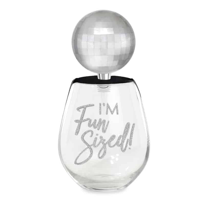 I'm Fun Sized XL Stemless Wine Glass & Stopper