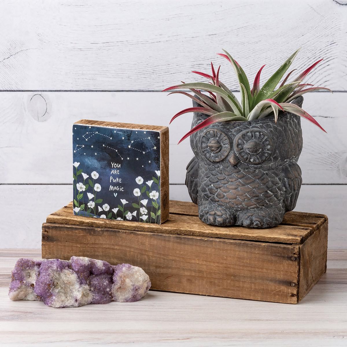 Pure Magic Block Sign