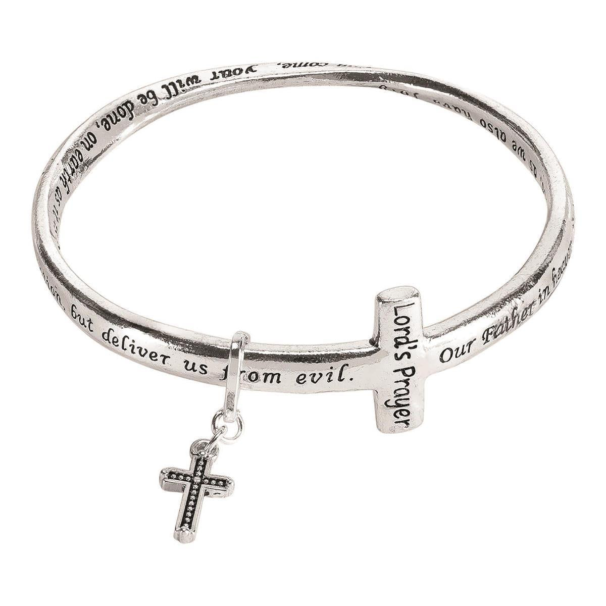 Lord's Prayer Dangle Bracelet