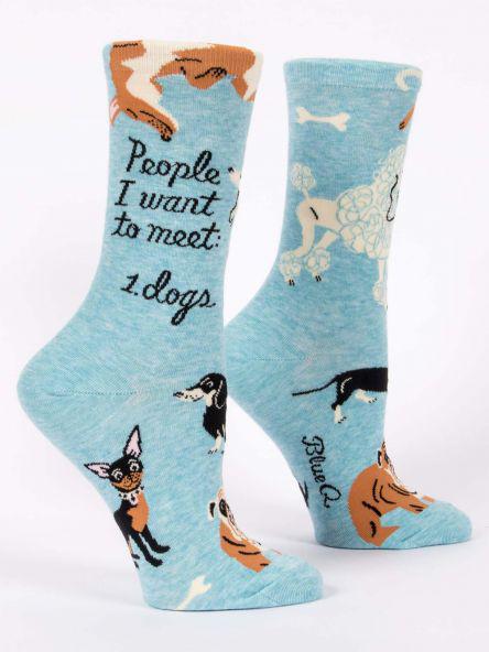 People I Want To Meet Crew Socks