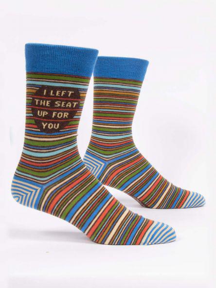 Left The Seat Up For You Men's Crew Socks