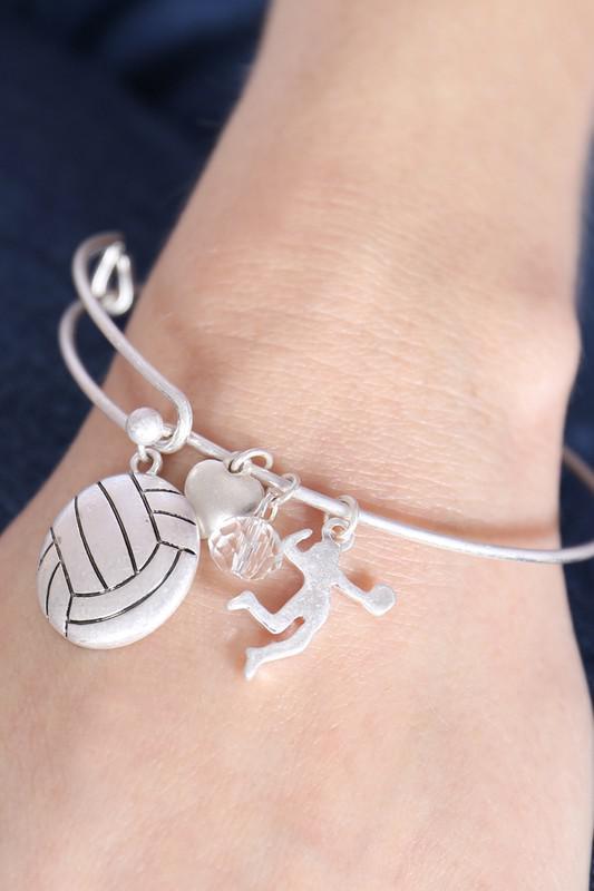 Volleyball Charm Bracelet
