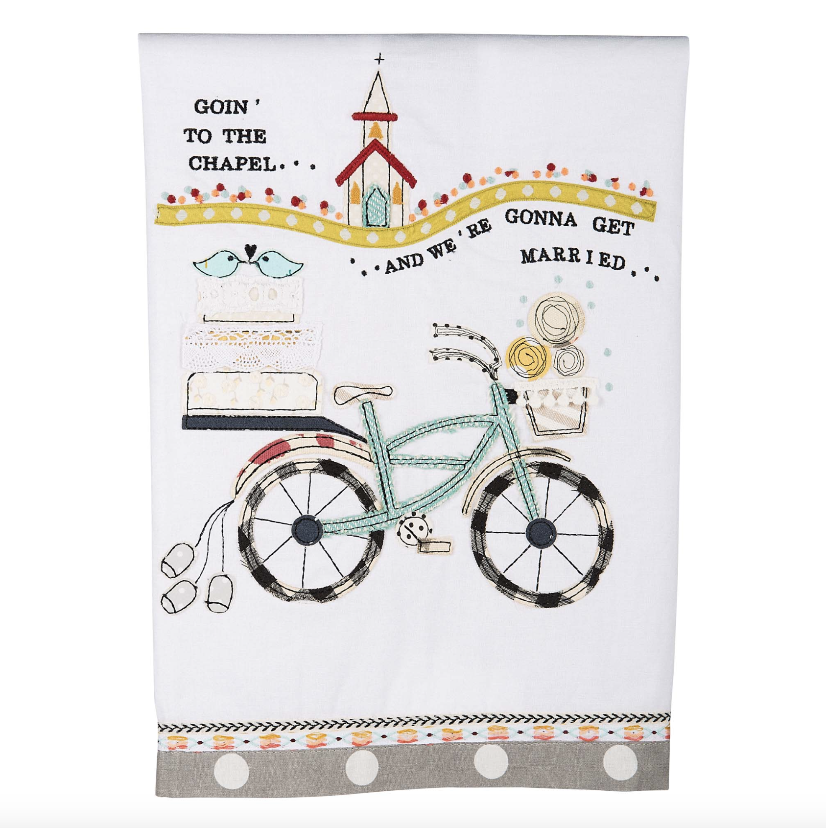 Goin' To The Chapel Tea Towel