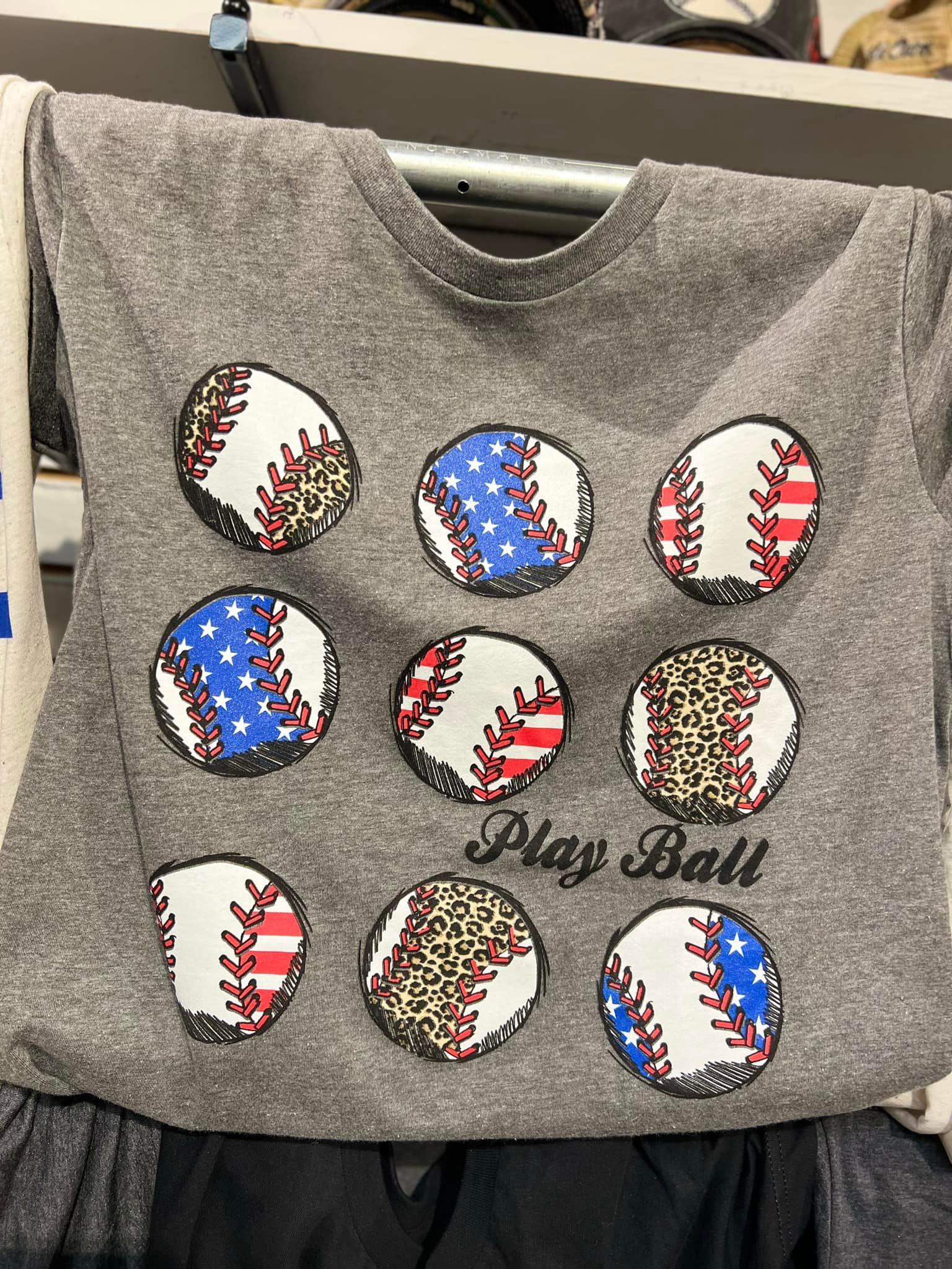 Play Ball Baseball Tee