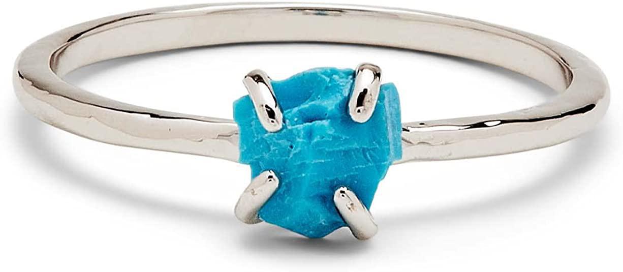 Raw Gemstone Ring in Turquoise