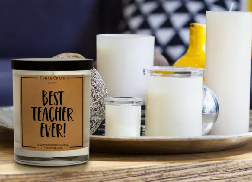 Best Teacher Ever Soy Candle