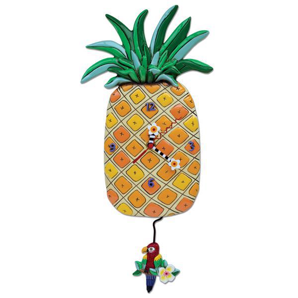 Pineapple Island Time Allen Design Clock