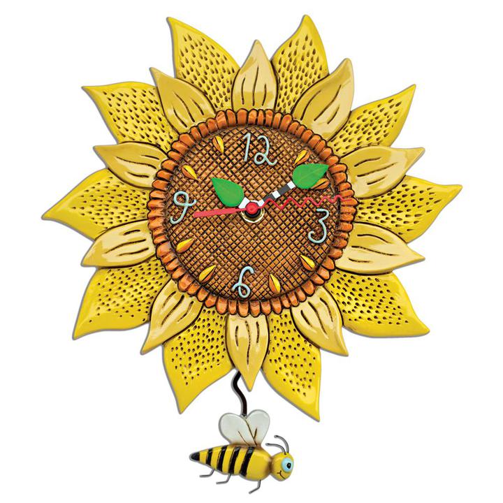 Bee Sunny Sunflower Allen Design Clock