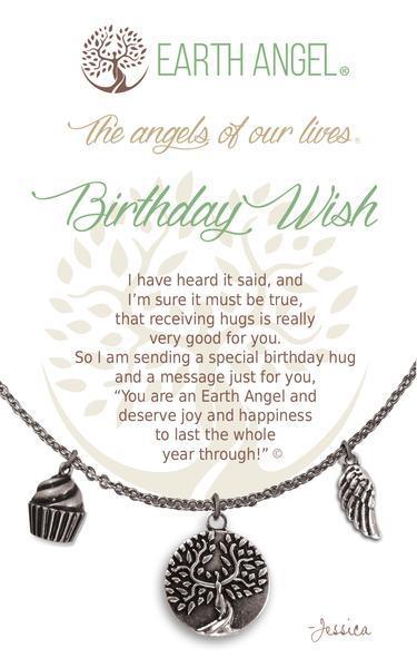 Birthday Wish Earth Angel Necklace