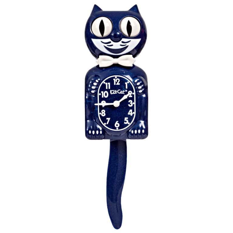 Galaxy Blue Kit-Cat Klock