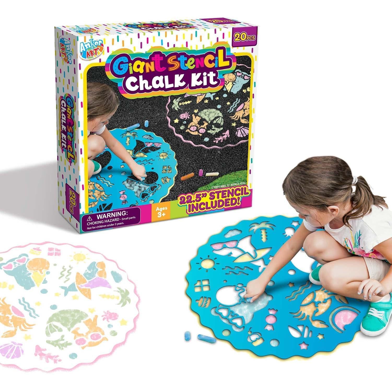 Giant Stencil Chalk Kit