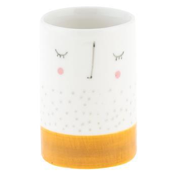 Small Mustard Expression Vase