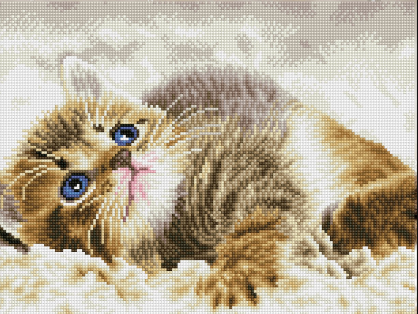 Baby Pie - Square Diamond Painting Artwork Kit