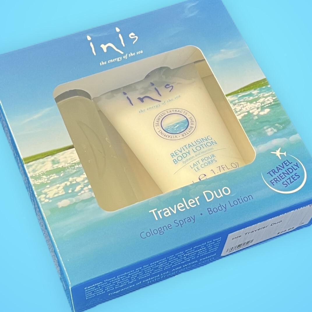 Inis Travel Duo Cologne Spray & Body Lotion