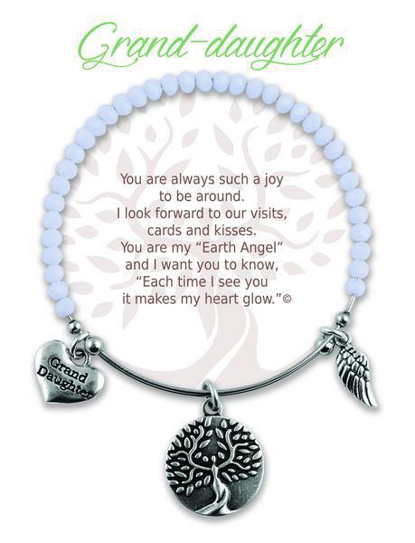 Grand-Daughter Radiant Stone Earth Angel Bracelet