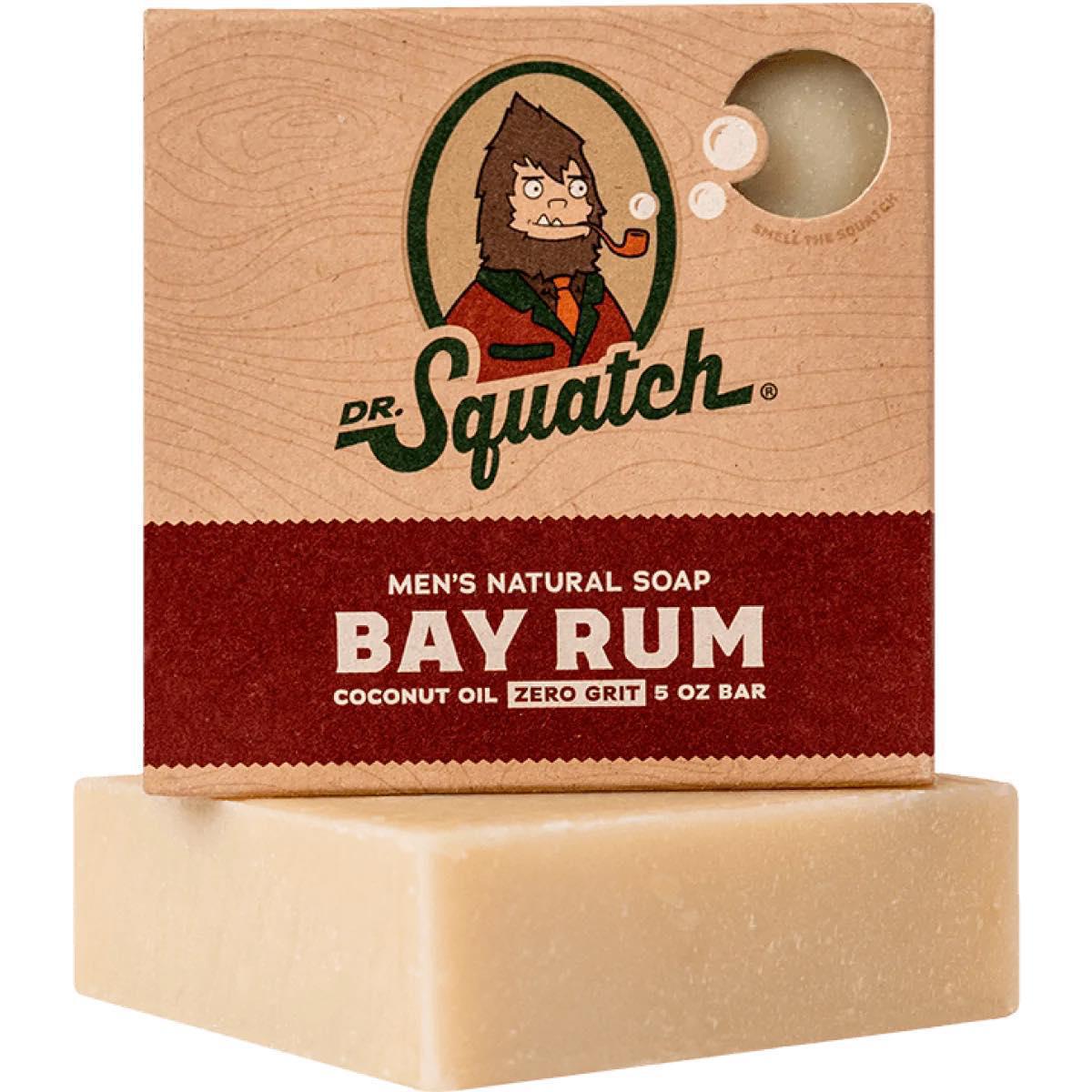 Dr. Squatch Bay Rum Bar Soap