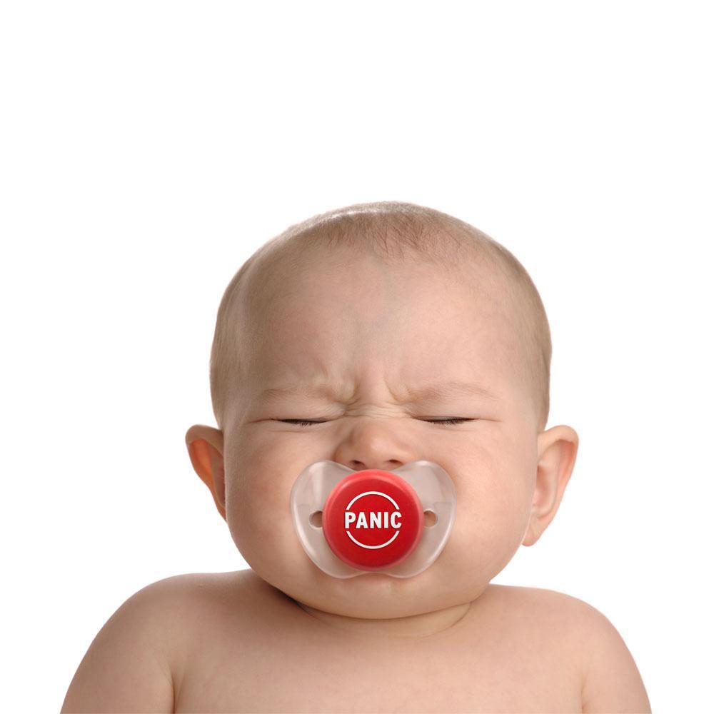 Panic Button Pacifier