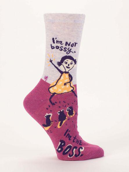 I'm Not Bossy, I'm The Boss Crew Socks