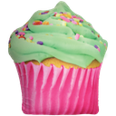 Celebration Cupcake Scented Microbead Pillow