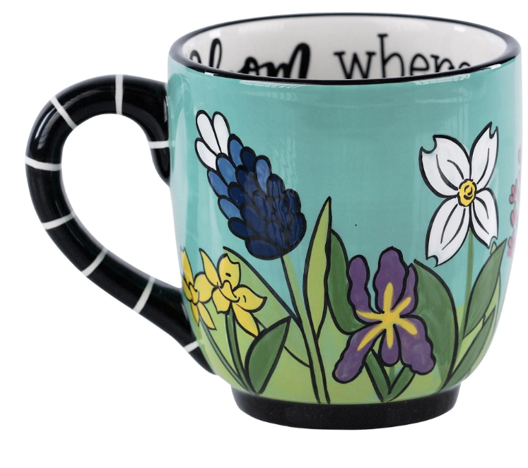 Live Life Full Bloom Mug