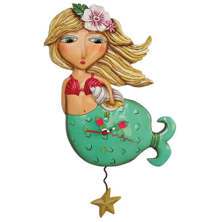 Shelley Mermaid Allen Design Clock