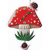 Mushroom Allen Design Clock