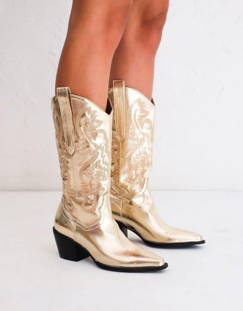 Danilo Gold Metallic Boots