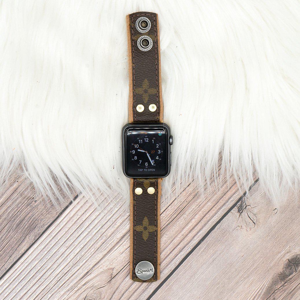 Skinny LV Monogram Apple Watch Band