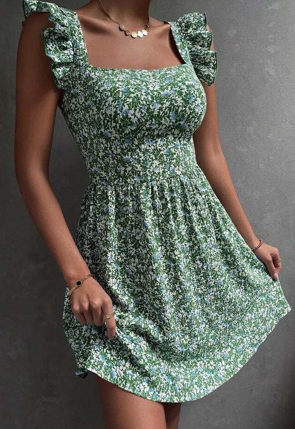 Allover Floral Dress