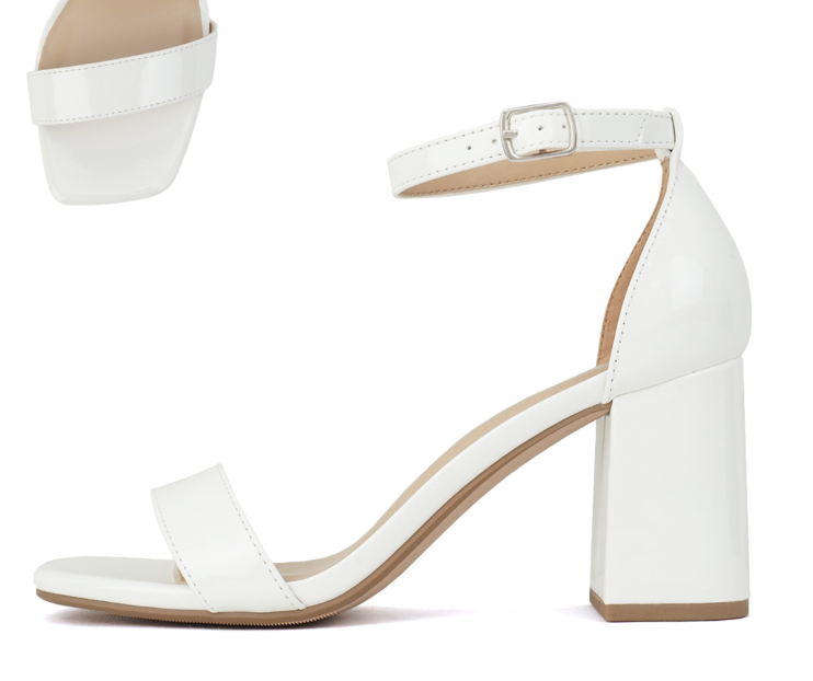 Larch White Heels