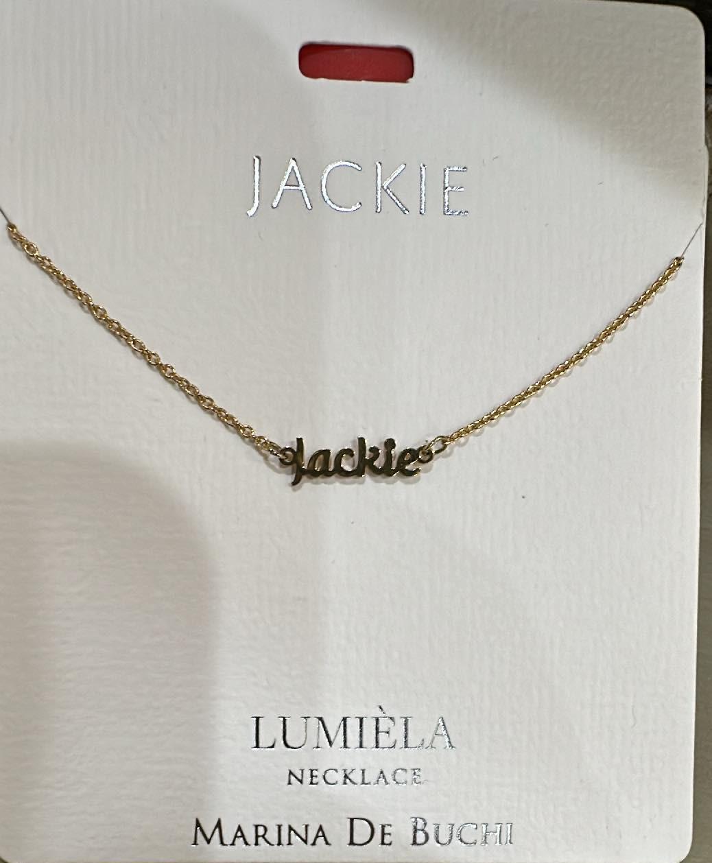 Lumiela Jackie Name Necklace