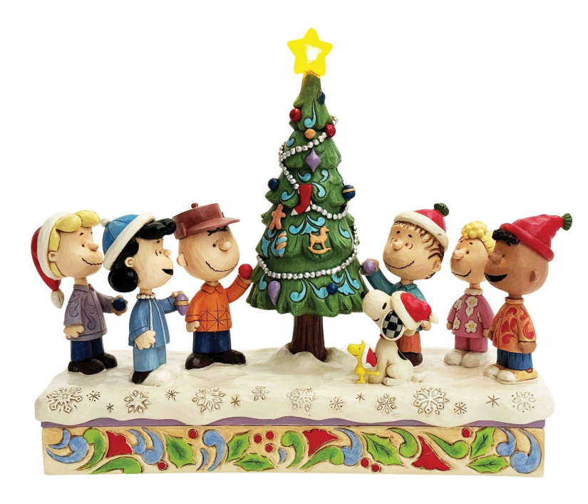 Peanuts Gang Decorating Tree