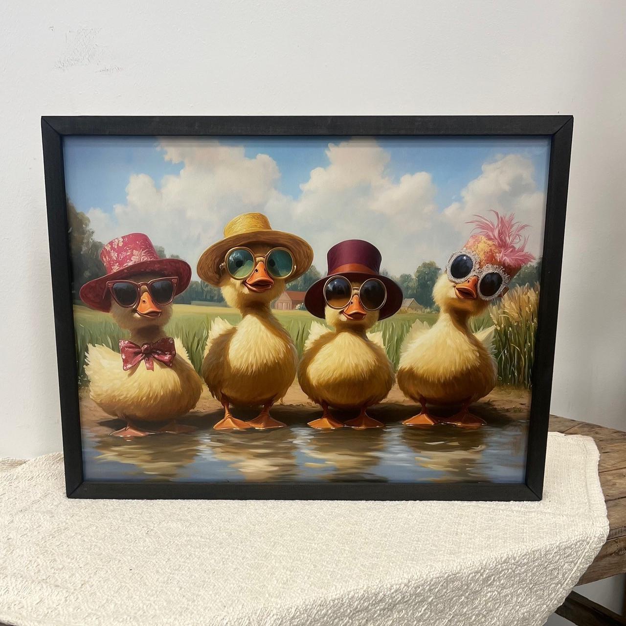 Duck Ladies Night Out Box Frame 12x16