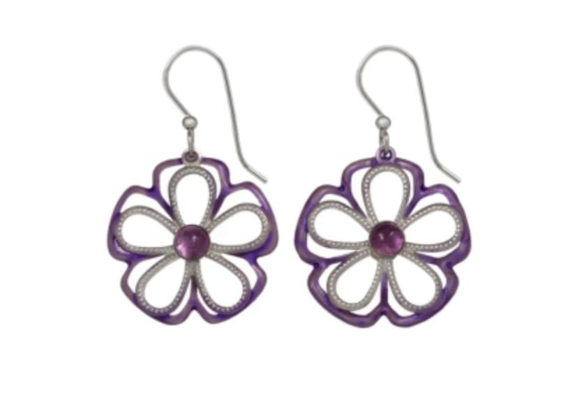Silver Forest Earrings #1