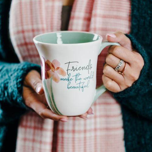 Friends Make The World Beautiful Mug