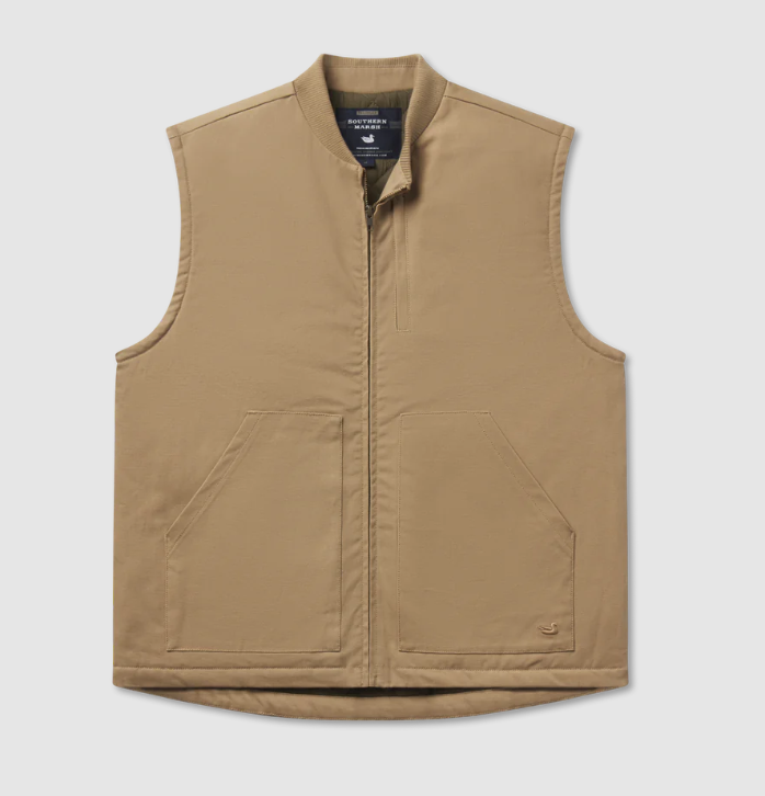 Meadow Bend Rugged Vest Field Khaki