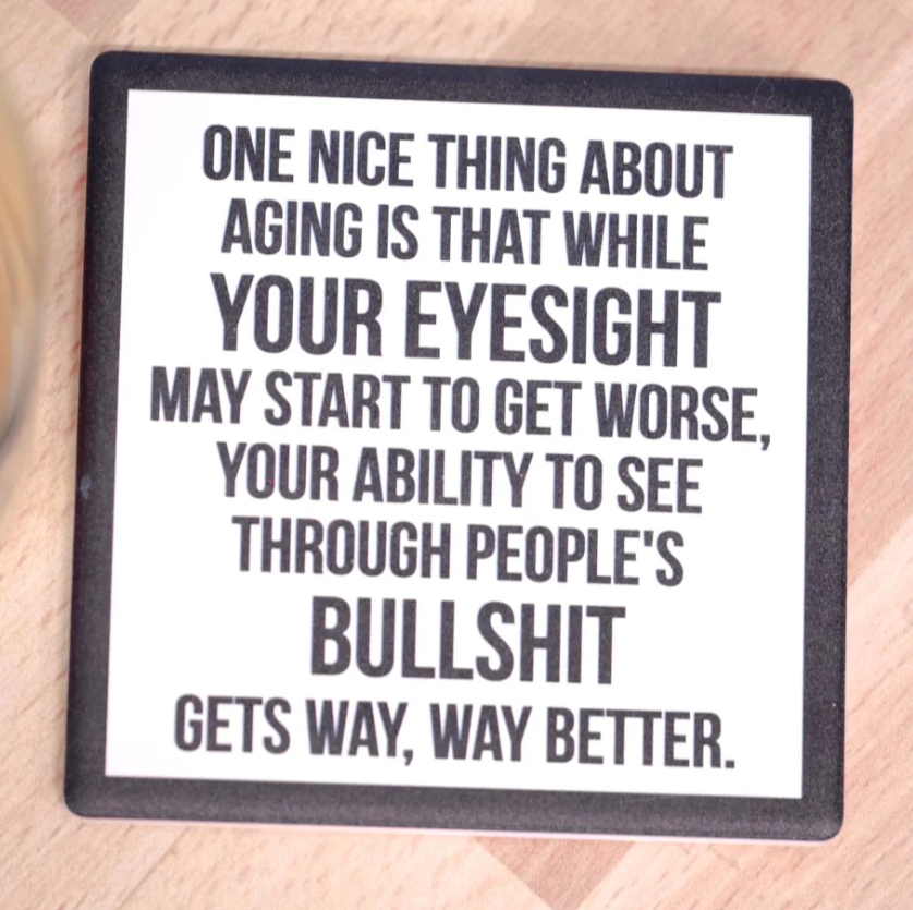 See Though People's Bullshit Coaster