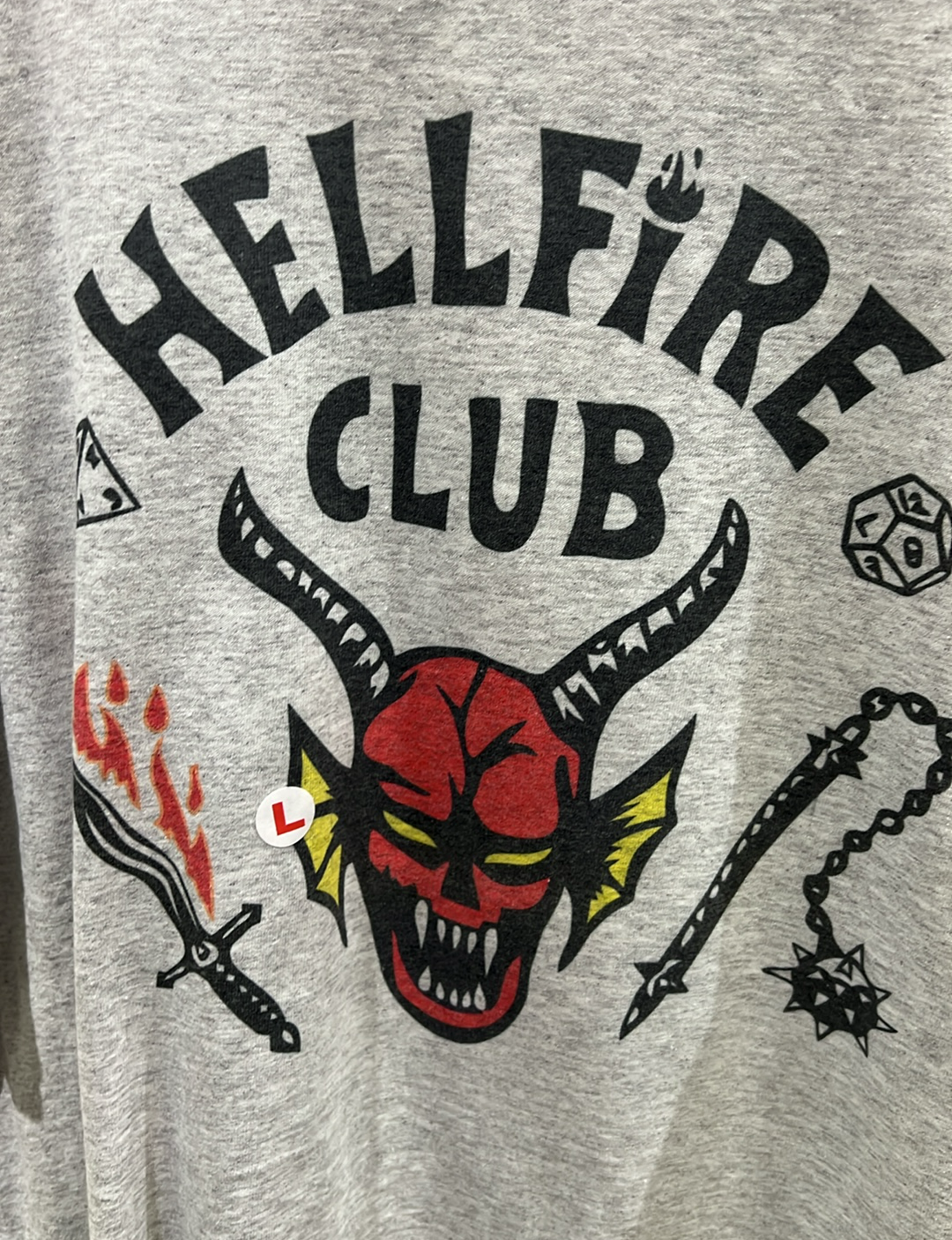 Hellfire Club Grey Tee