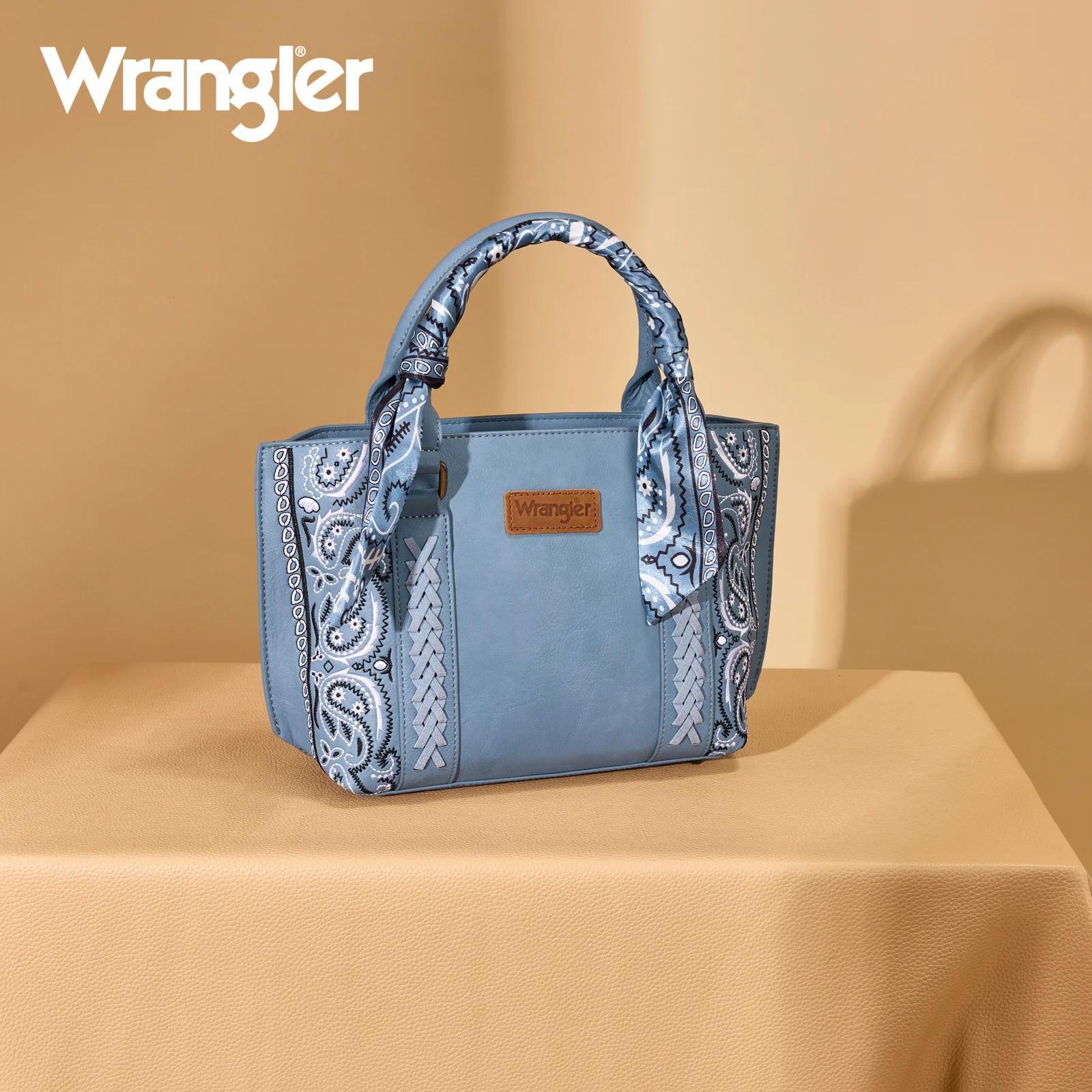 Wrangler Bandana Paisley Print Tote/Crossbody