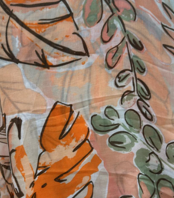 Palm Valley Orange Scarf