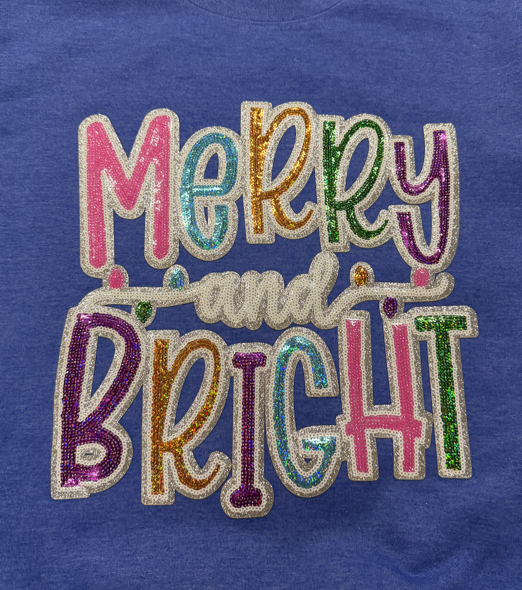 Merry and Bright Patch Sweatshirt