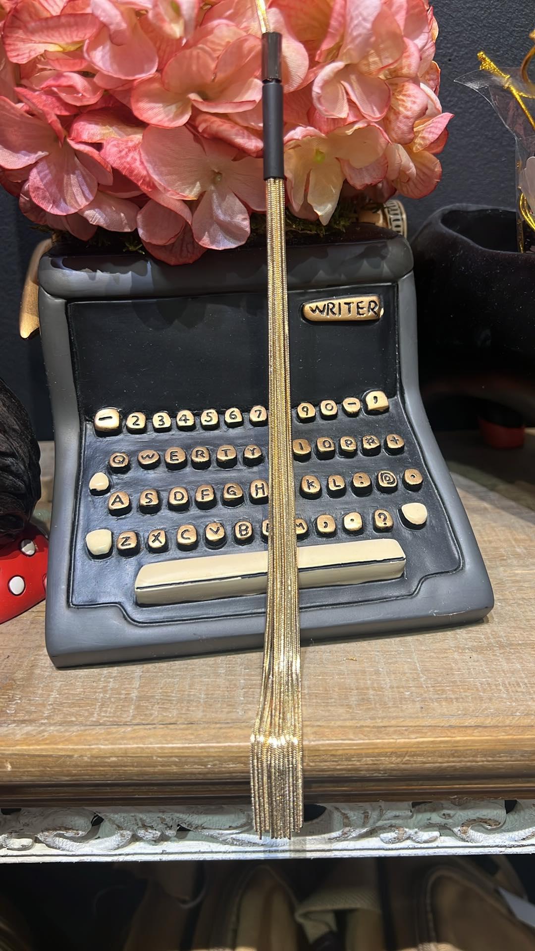 Gold Long Tassel Necklace