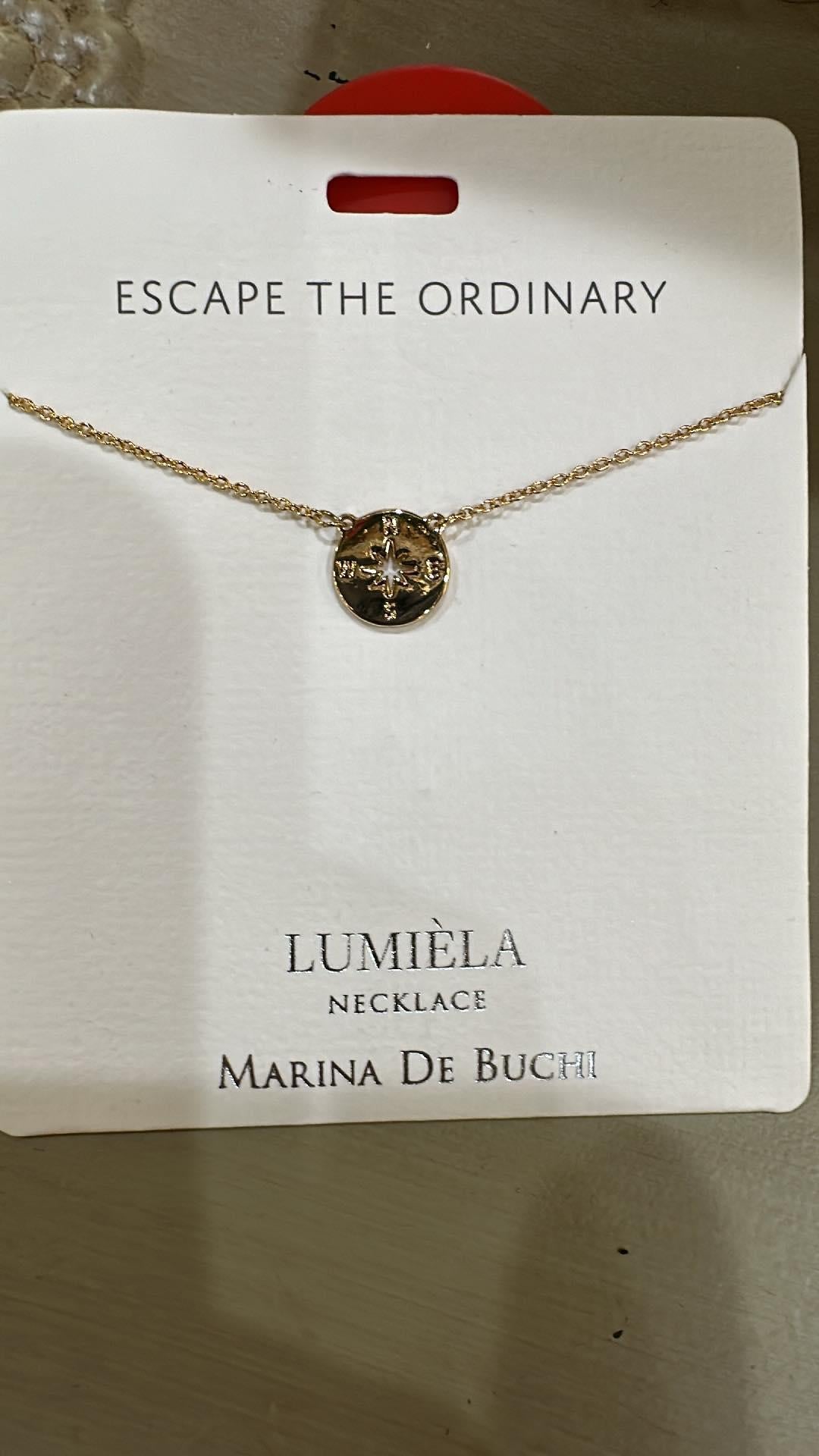 Lumiela Compass Shape Necklace