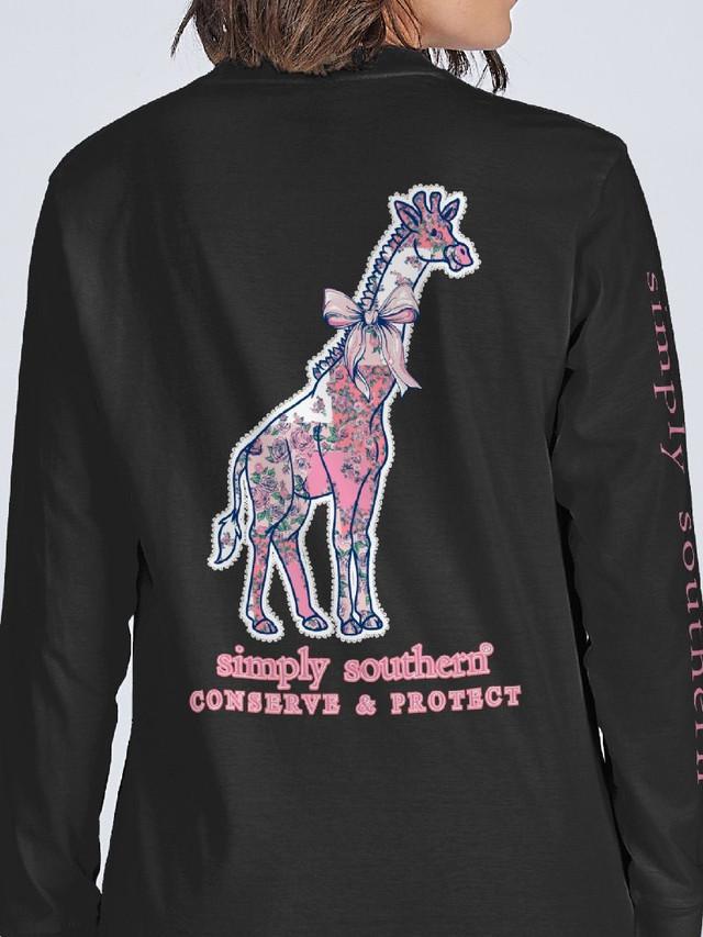 SS-LS-TRACKGF1-FLR-BLK Youth Tee