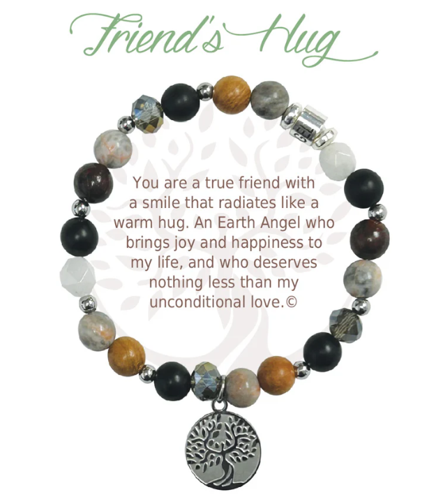Earth Angel Natural Stone Bracelet - Friend's Hug