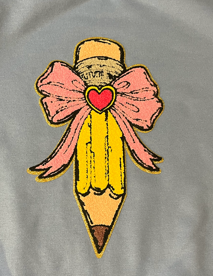 Pencil Bow Sweatshirt