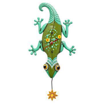 Sun Lizard Allen Design Clock