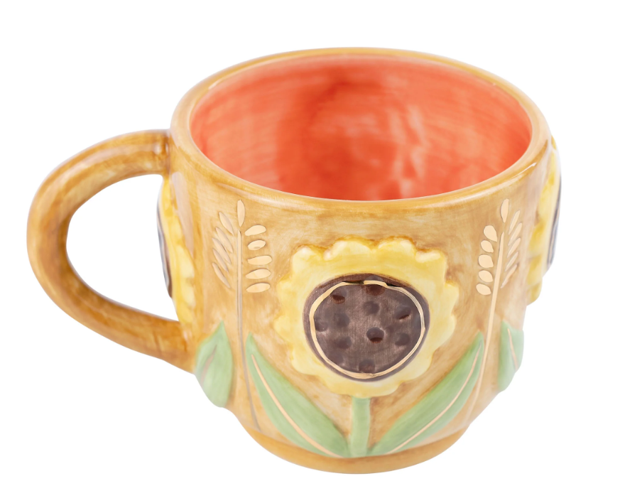 Sunflower and Wheat Mug